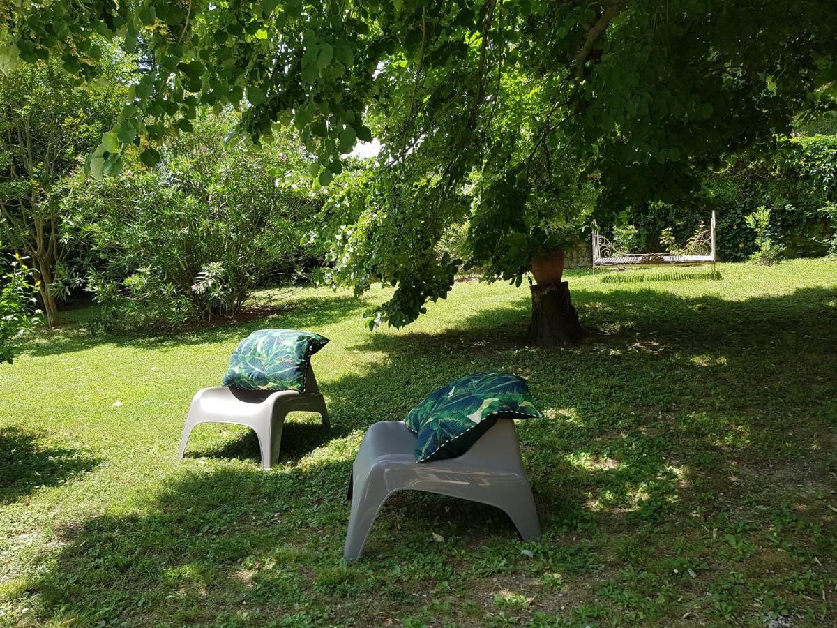 Ferienwohnung Au Bord De L'Alzon Uzès Exterior foto