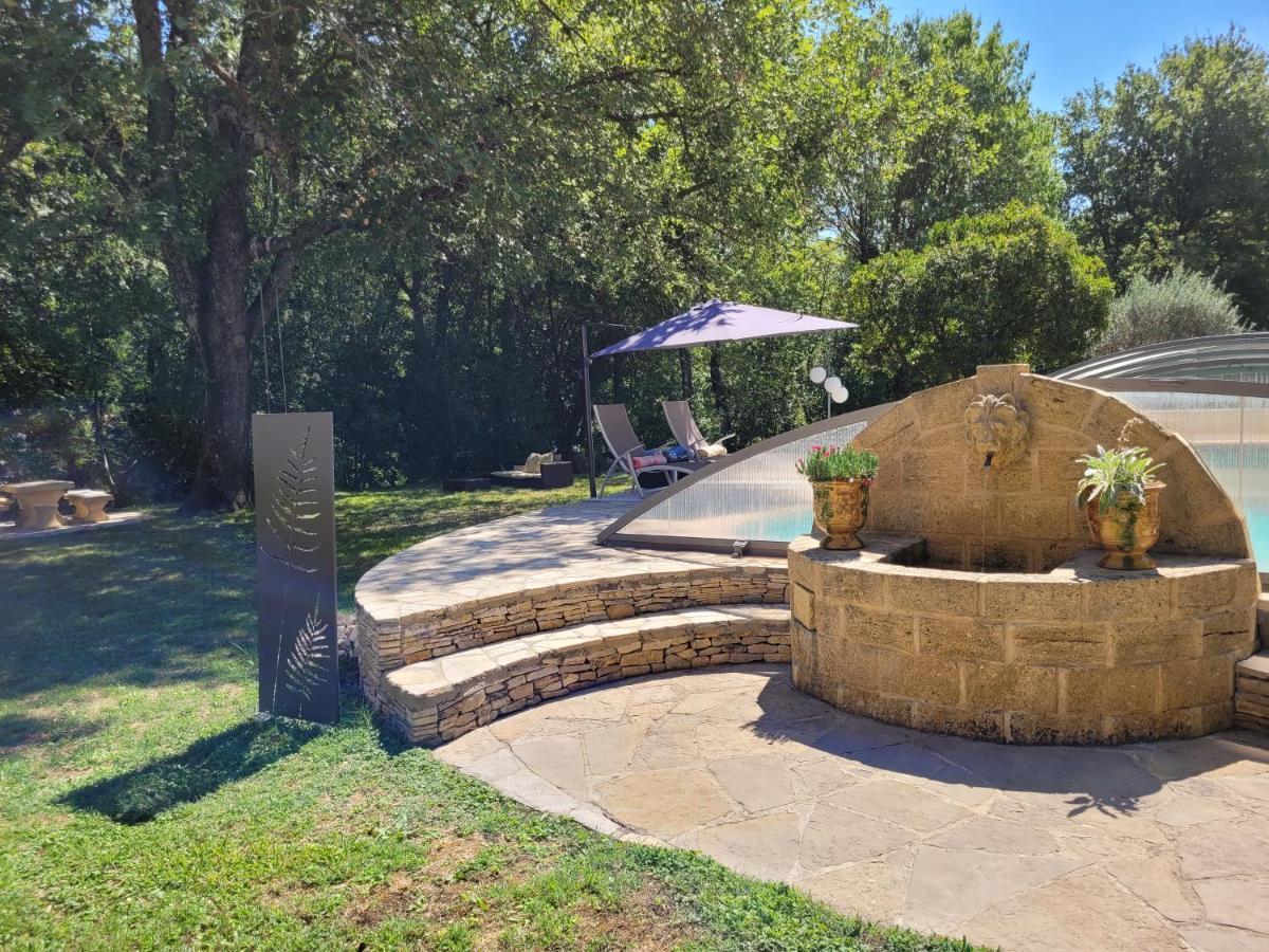 Ferienwohnung Au Bord De L'Alzon Uzès Exterior foto