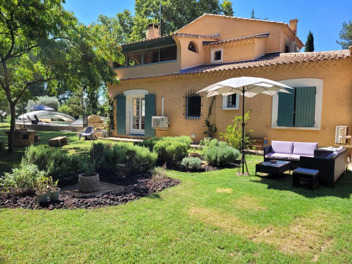 Ferienwohnung Au Bord De L'Alzon Uzès Exterior foto