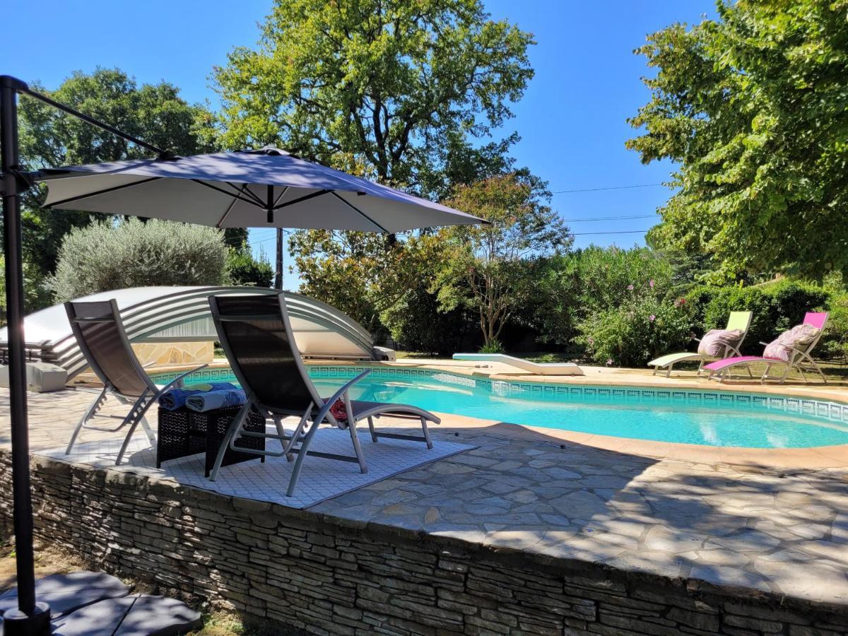 Ferienwohnung Au Bord De L'Alzon Uzès Exterior foto